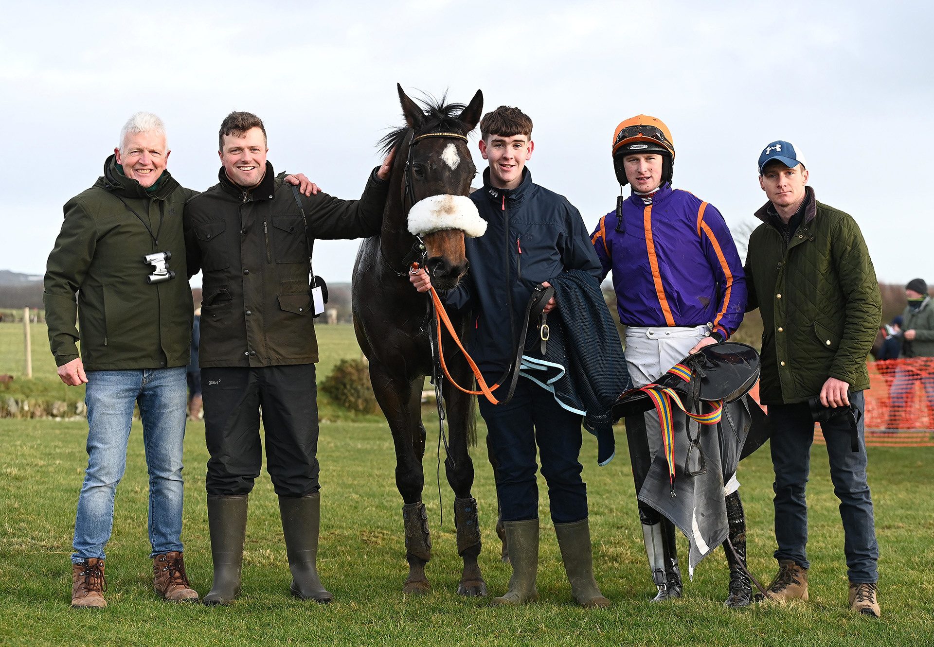 Squiggles (Soldier Of Fortune) after winning the 5YO Mares Maiden at Tyrella