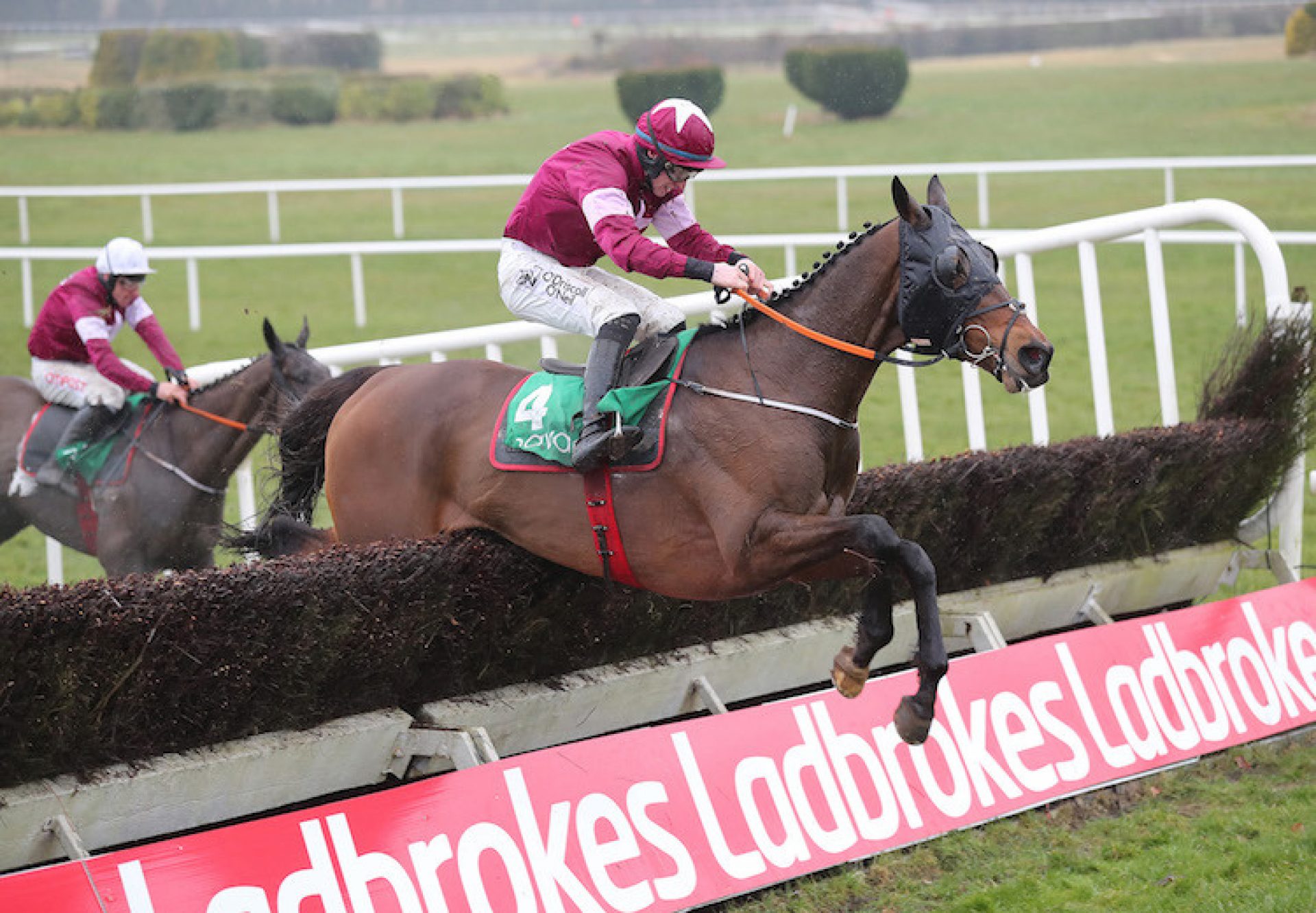 Monbeg Notorious (Milan) winning the G2 Ten Up Novice Chase at Navan