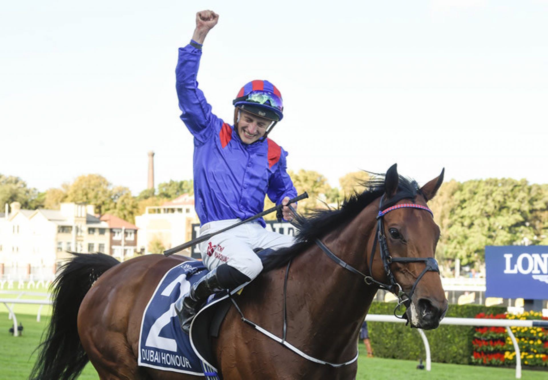 Dubai Honour (Pride Of Dubai) after winning the Gr.1 Queen Elizabeth Stakes at Randwick