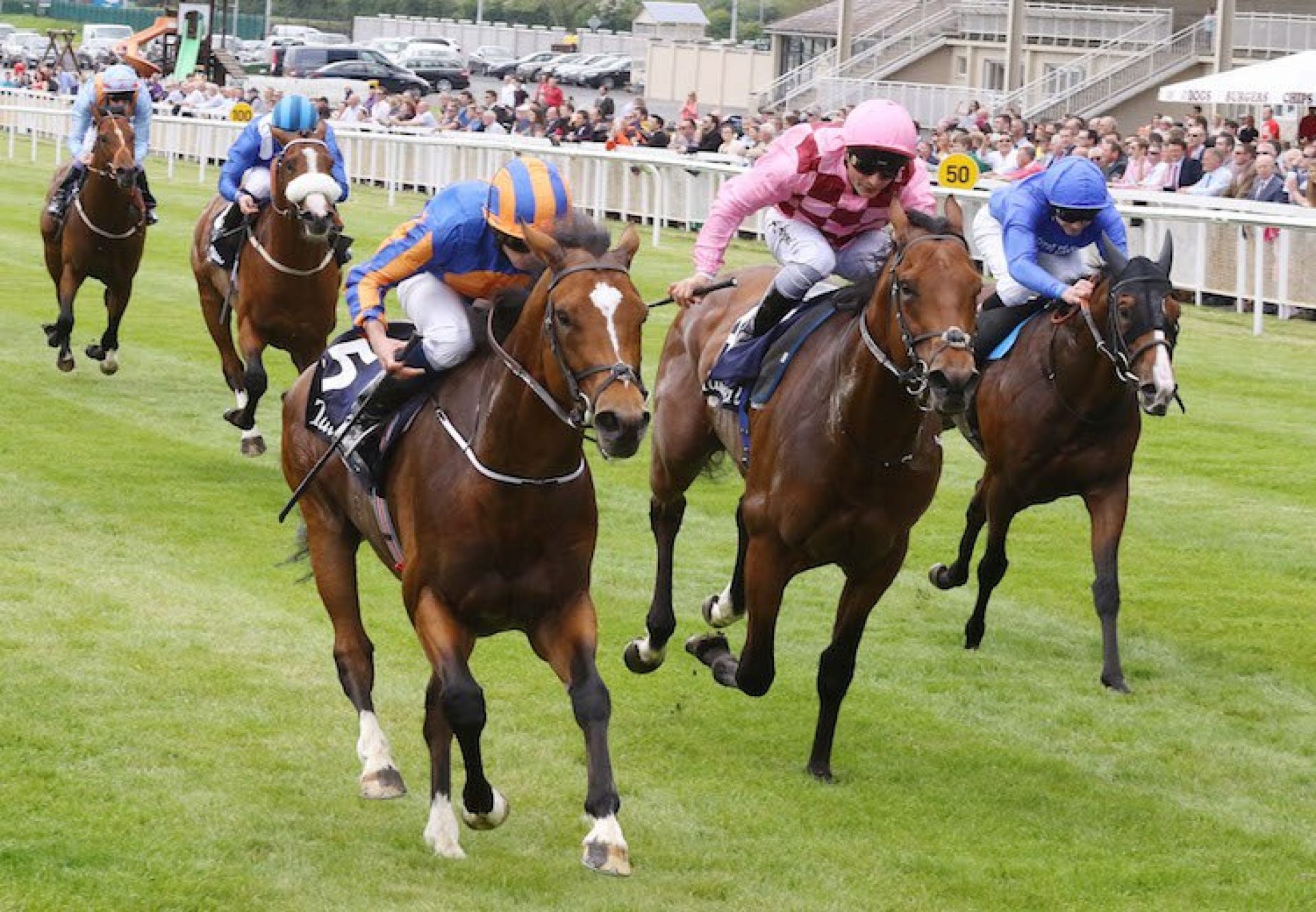 Gleneagles (Galileo) winning the G1 Irish 2000 Guineas at the Curragh