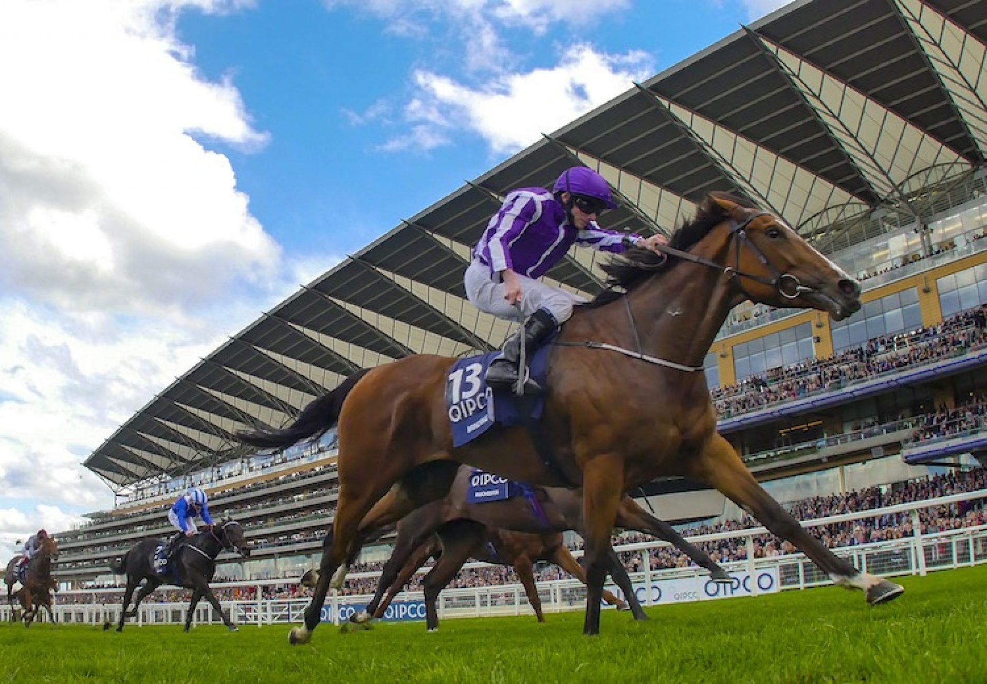 Minding (Galileo) winning the G1 Queen Elizabeth II Stakes at Ascot