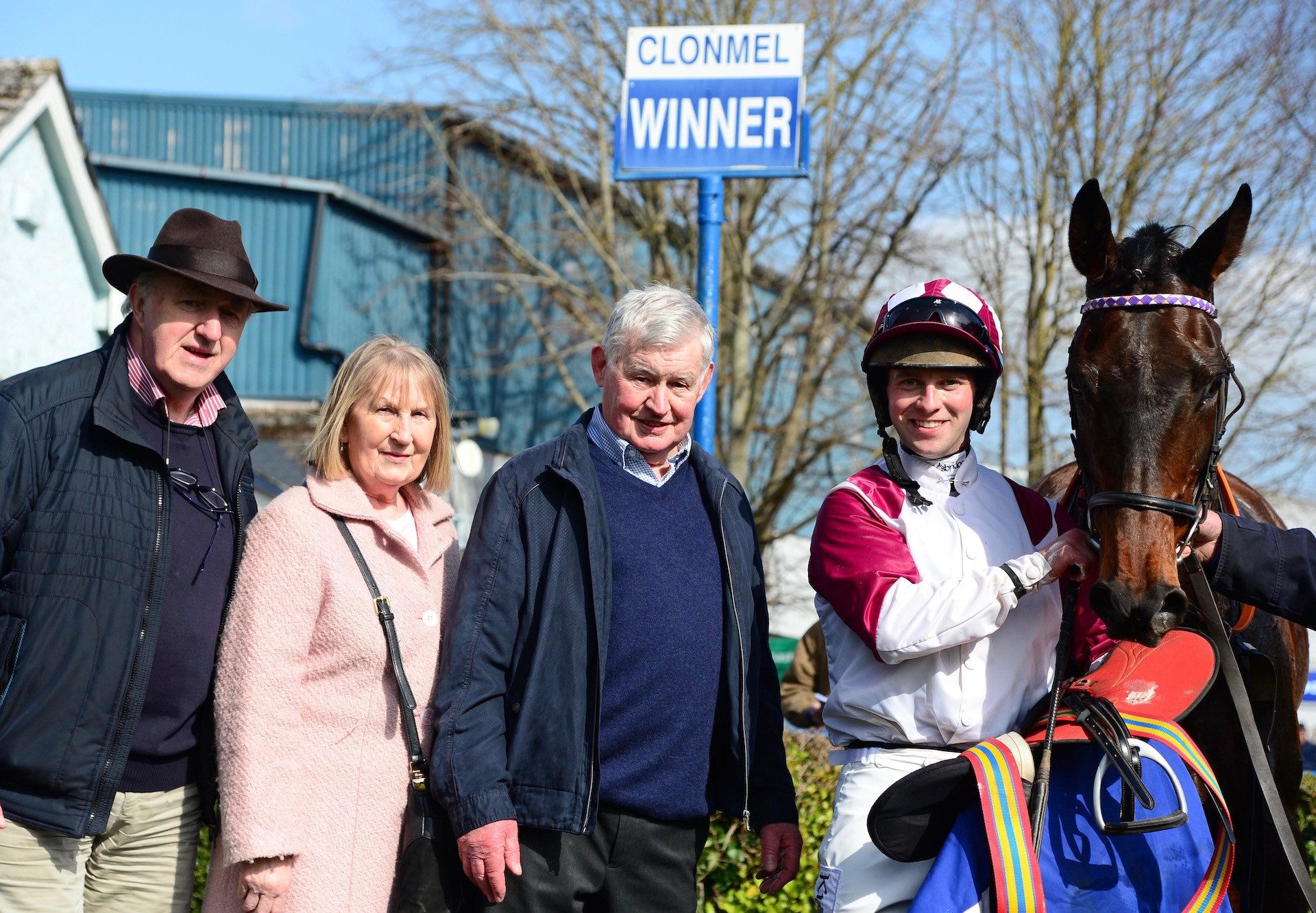 Maxxum (Westerner) Wins The Novices Hurdle At Clonmel