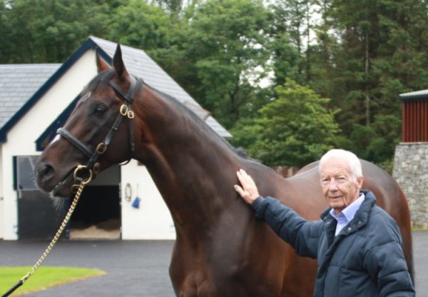 Camelot & Lester Piggott at Coolmore