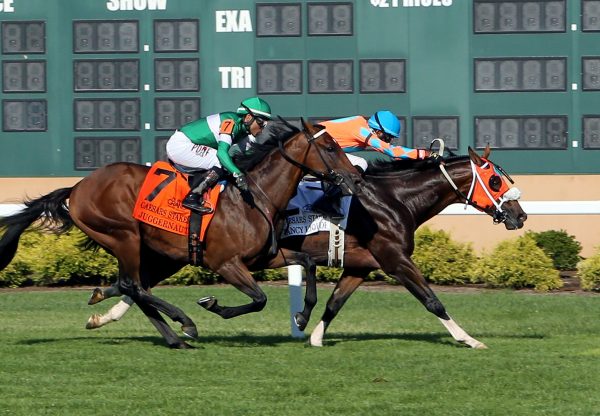 Fancy Liquor (Lookin At Lucky) Winning Caesars Stakes