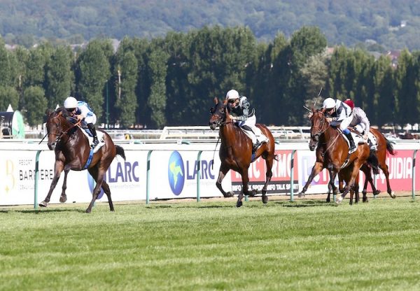 Ziyad (Rock Of Gibraltar) winning the Listed Prix Michel Houyvet at Deauville