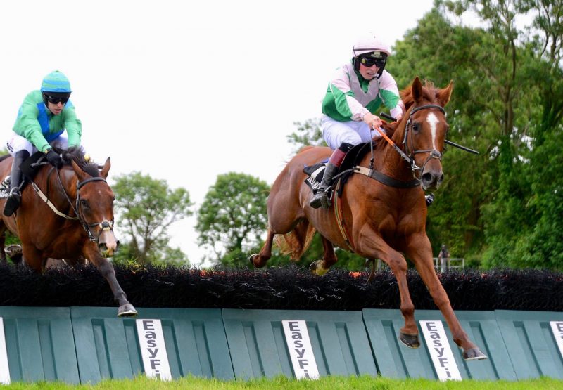 Kilbarry Chianti (Getaway) Wins The Mares Maiden Hurdle At Kilbeggan