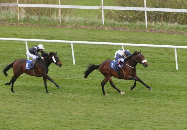 Fascinating Rock (Fastnet Rock) winning the Listed Heritage Stakes at Leopardstown