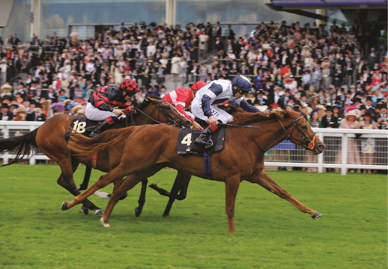 Anthem Alexander (Starspangledbanner) winning the G2 Queen Mary Stakes at Royal Ascot