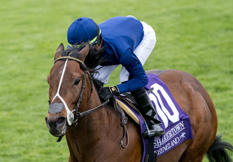 Golden Pal (Uncle Mo) wins the Gr.2 Shakertown at Keeneland