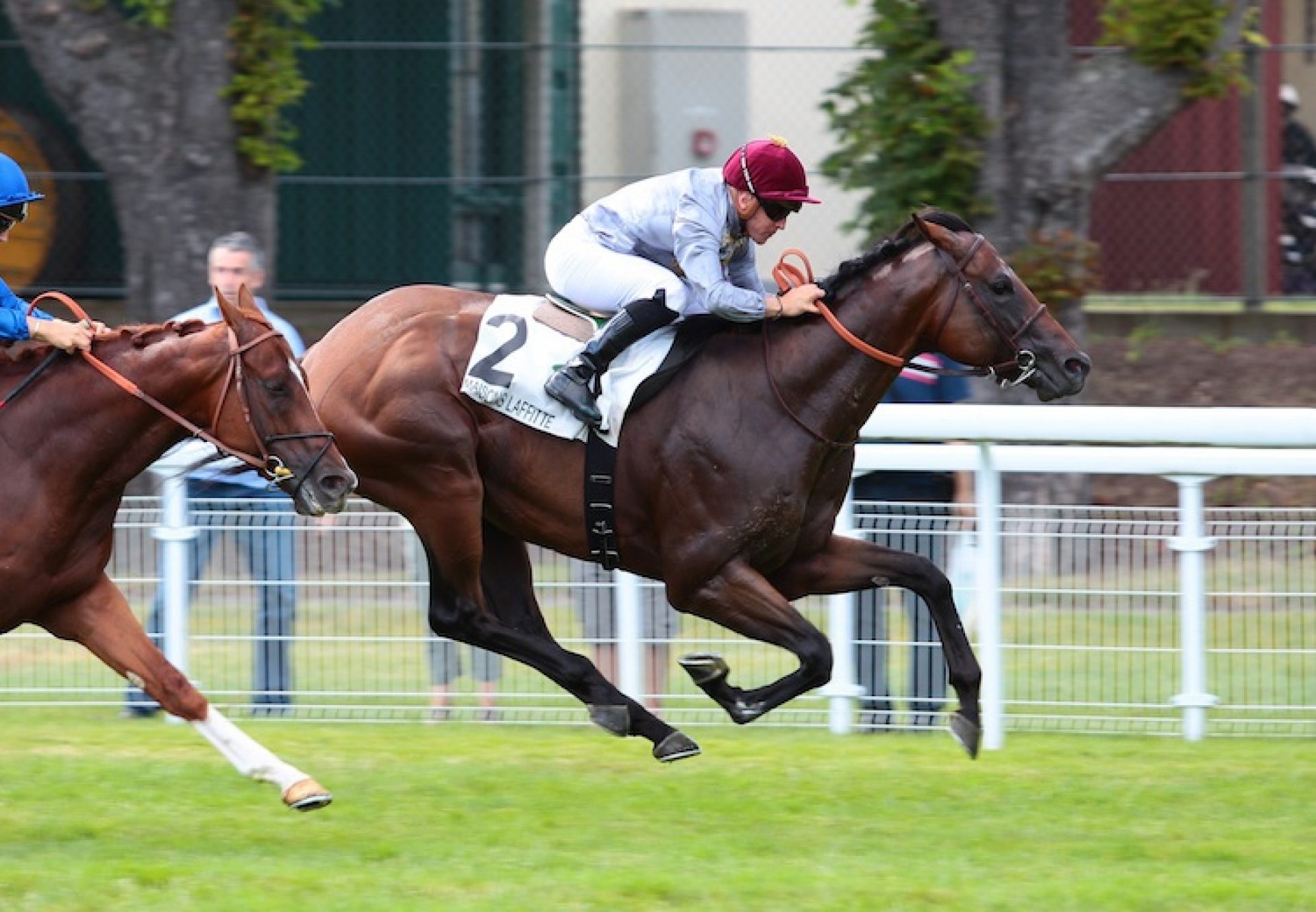 Heshem (Footstepsinthesand) winning the G2 Prix Eugene Adam at Maisons-Laffitte