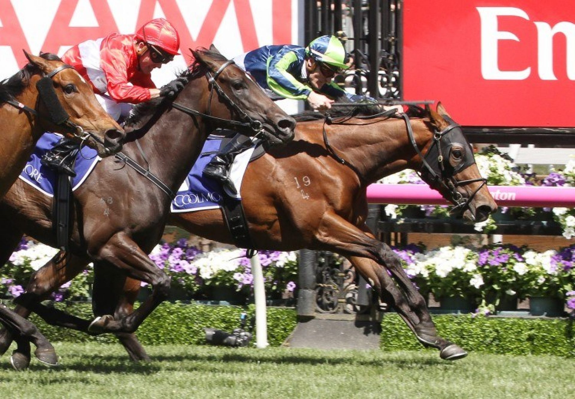 Merchant Navy (Fastnet Rock) winning the G1 Coolmore Stud Stakes