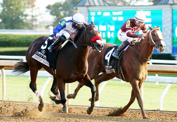 Venetian Harbor (Munnings) Wins Gr.2 Lexus Raven Run at Keeneland