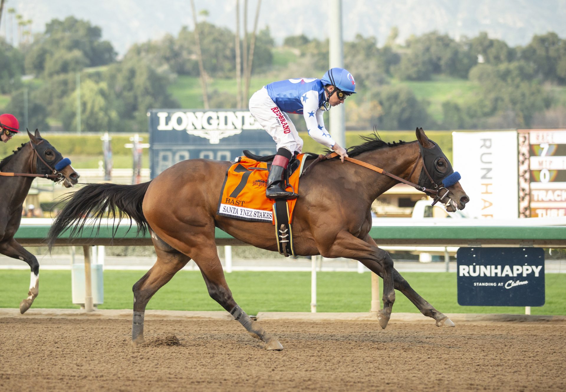 Bast (Uncle Mo) Winning Gr.2 Santa Ynez at Santa Anita