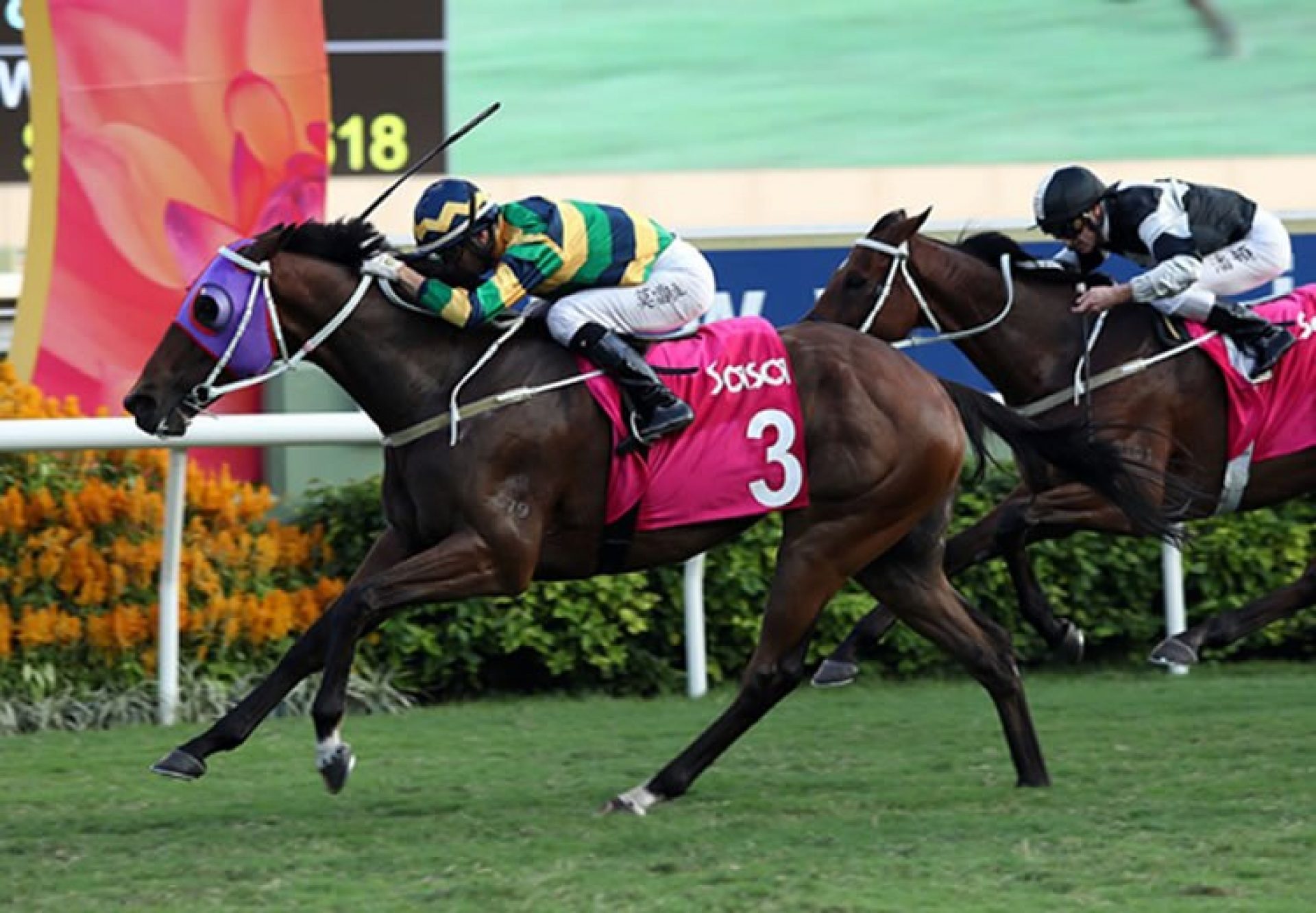 Furore (Pierro) wins the Gr.3 Sa Sa Ladies’ Purse at Sha Tin