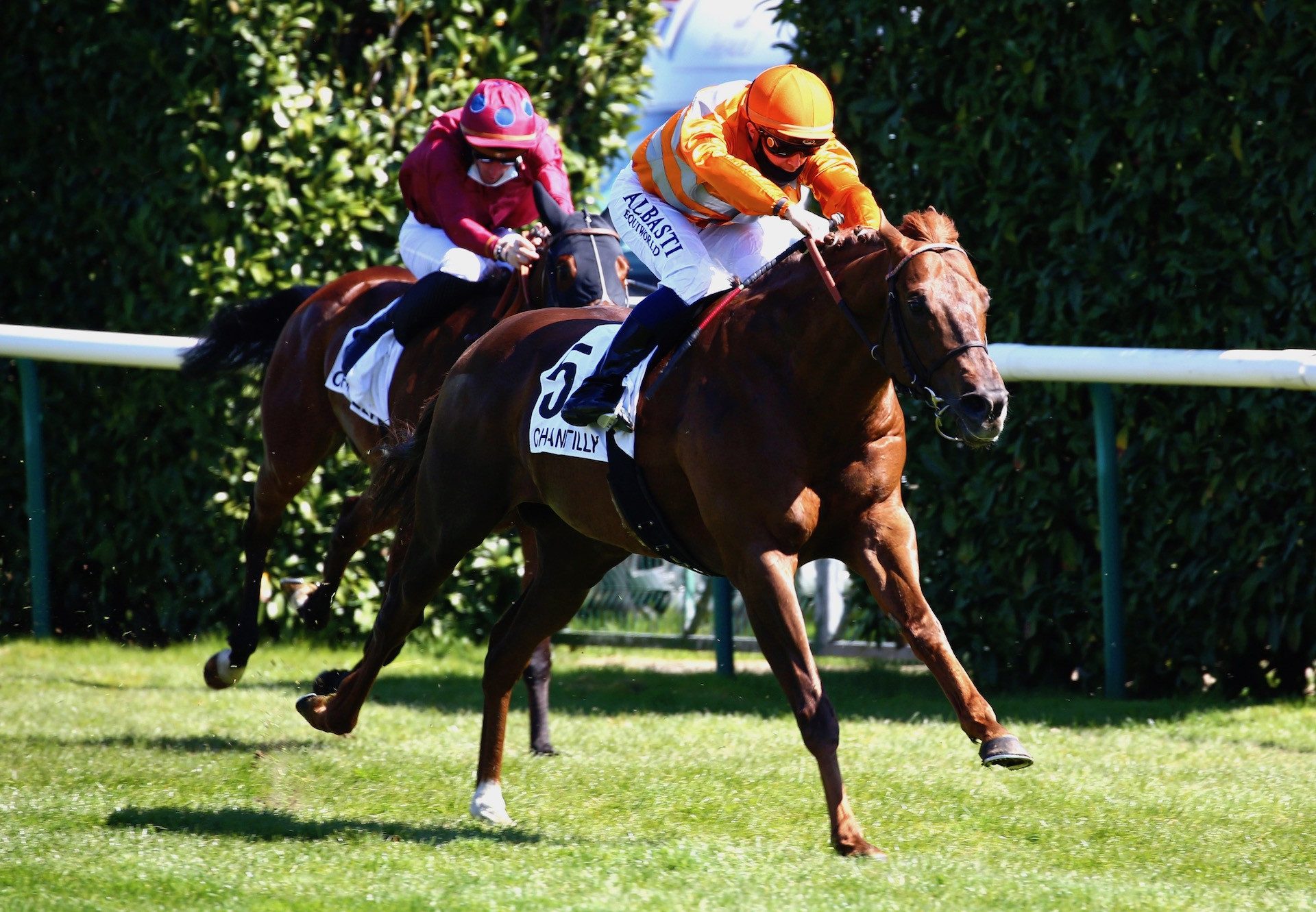 Marianafoot (Footstepsinthesand) Wins The Listed Prix Servanne At Chantilly