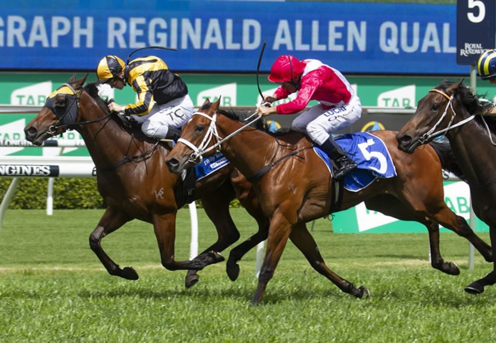 I Like It Easy (Pierro) winning the TC Reginald Allen Stakes at Randwick